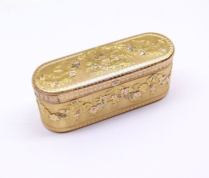 Louis XV vari-coloured oblong gold box | MasterArt